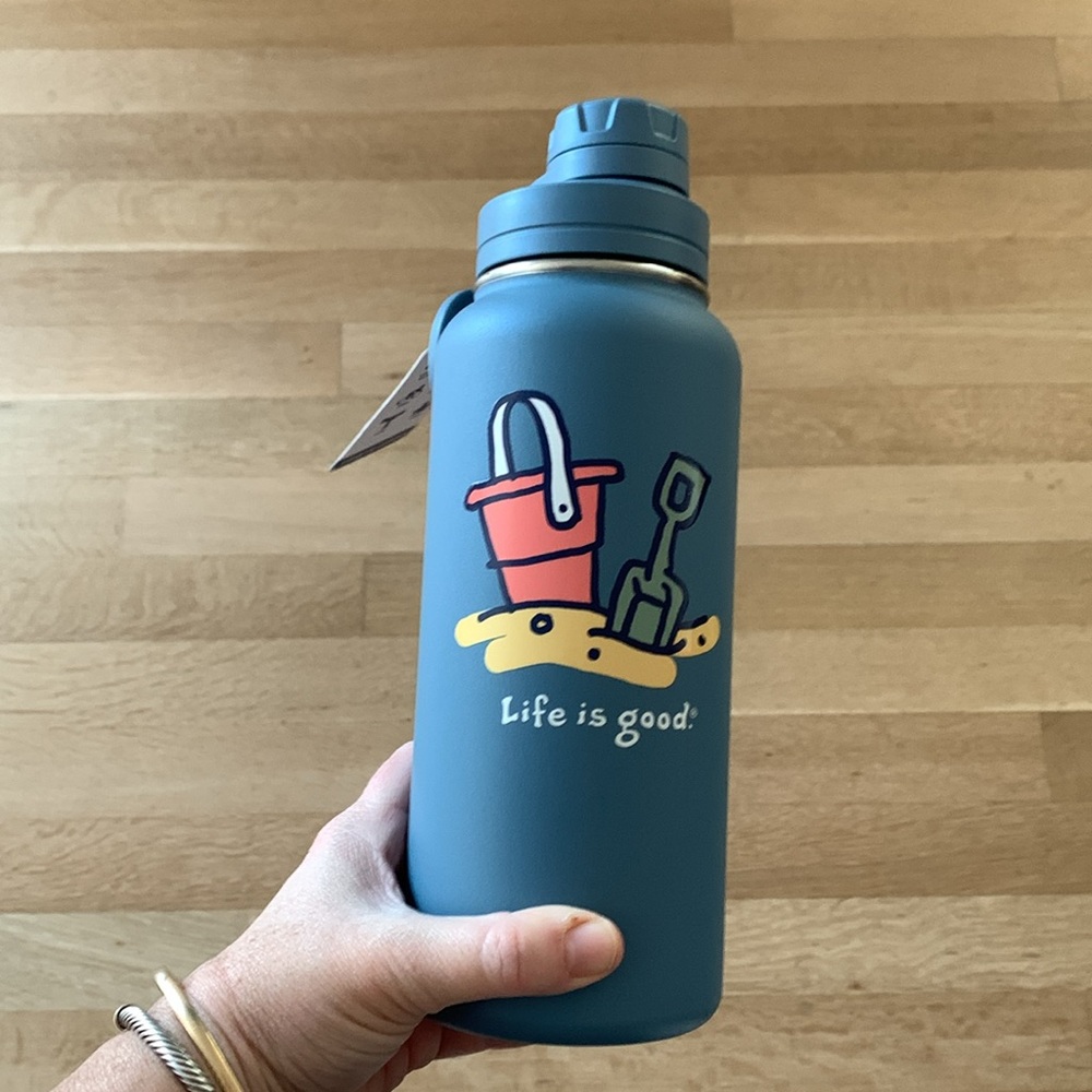 Life is Good Insulated Water Bottle 32 oz